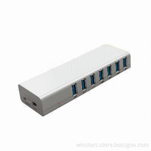 USB 3.0 7-port Hub with Power Adapter